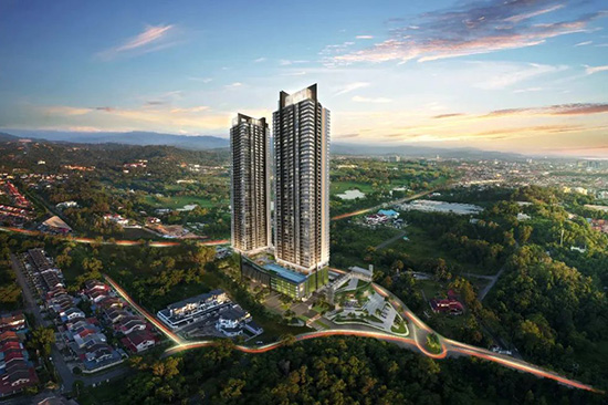 由中建承建的马来西亚沙巴州第一高楼全面封顶2.jpg